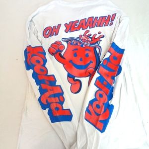 Kool-Aid Oh Yeah! Long Sleeve Tee featuring ICONIC Kool-Aid Graphic Small